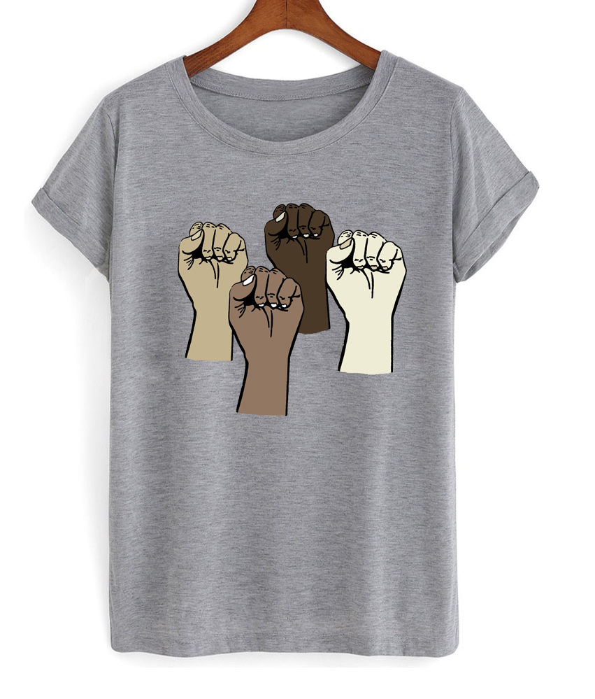 black lives matter shirt gray