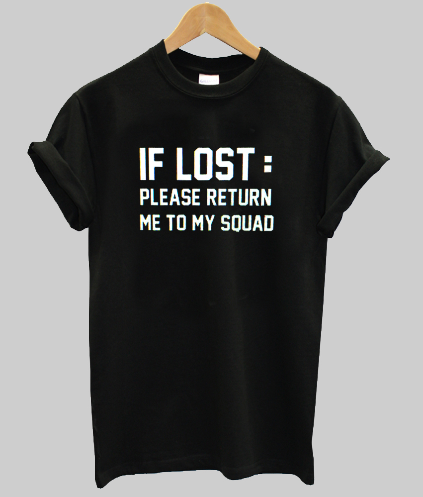 if lost shirt