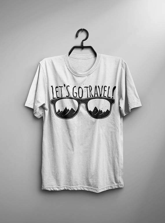 let's travel t shirt