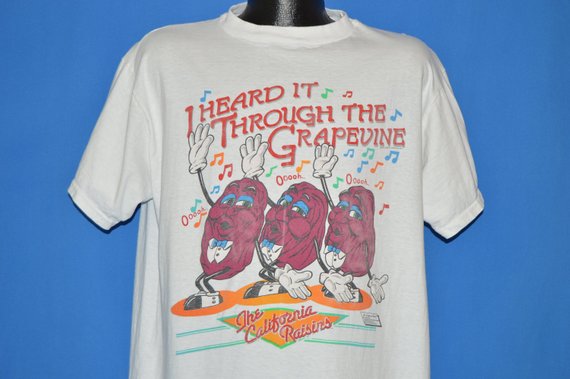 california raisins vintage t shirt