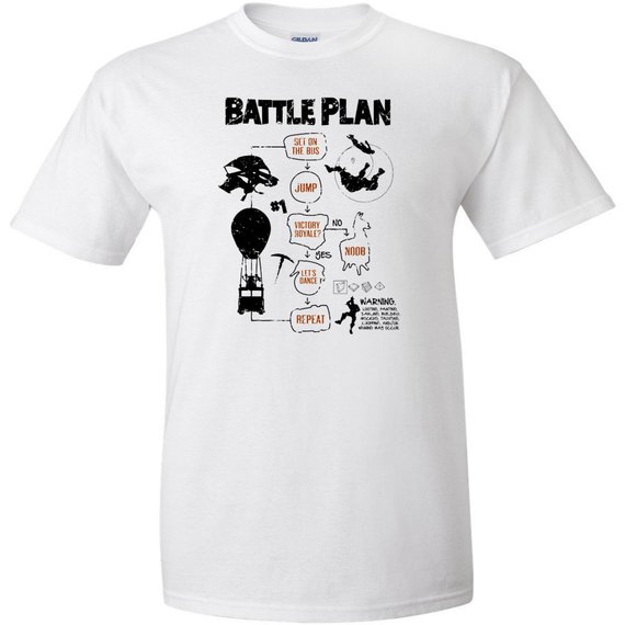 Download Fortnite Battle Plan T Shirt Battle Royale Video Game ...