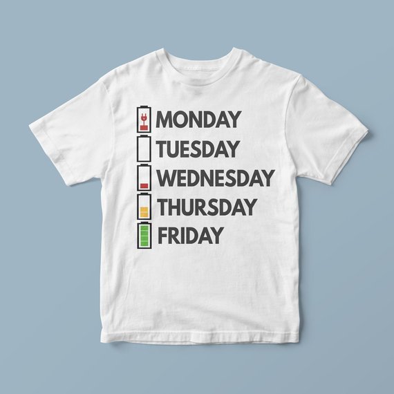 weekday carol shirt