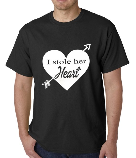 I Stole Her Heart Couples Mens tshirt