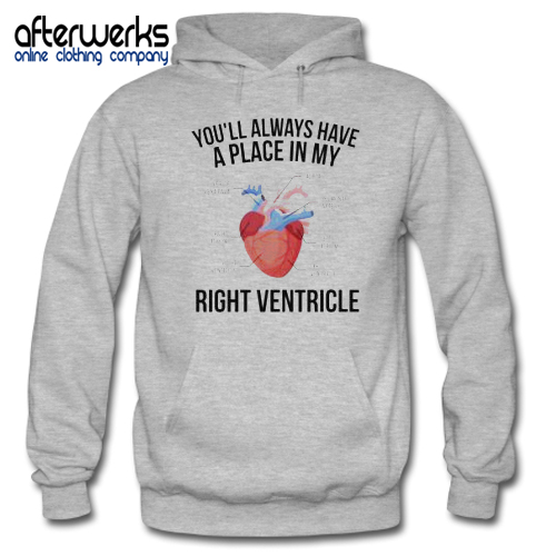 anatomical heart sweatshirt