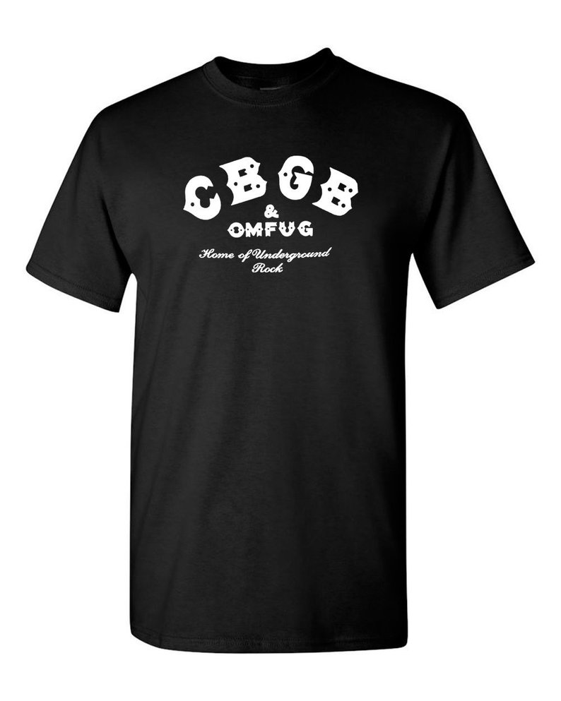 CBGB OMFUG Tank Top T-shirt Punk Rock CBs Underground Adult Mens S-2XL Black New